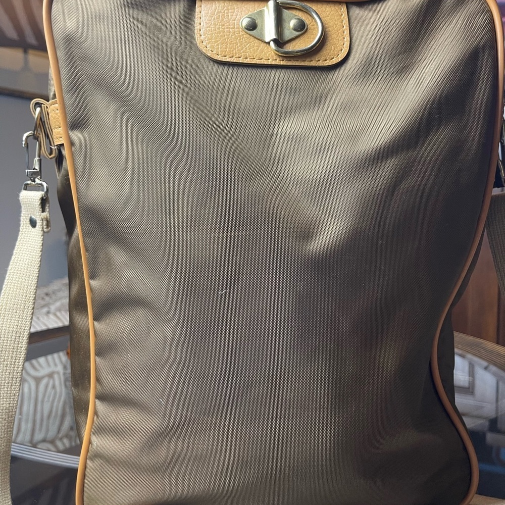Samsonite Vintage Tan Crossbody Carry On Travel Bag Shoulder Purse​​ - Picture 5 of 9